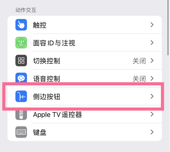 君山苹果14维修店分享iPhone14 Plus侧键双击下载功能关闭方法 