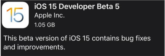 君山苹果手机维修分享如何升级到iOS15.0 beta5 