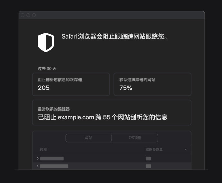 君山苹果手机维修分享如何在 Safari 浏览器中查看和打开隐私报告 